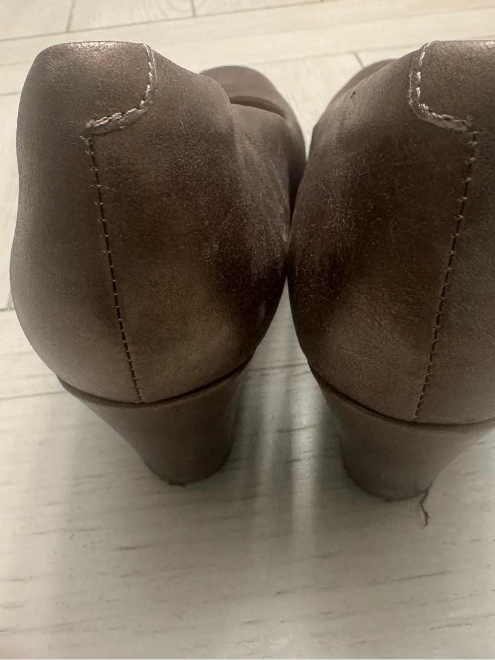 Sofft Metallic Bronze Round-Toe Women’s Heels